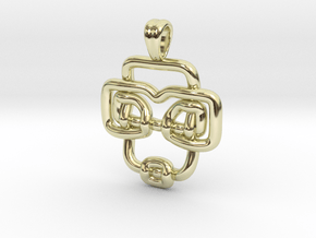 Head knot in 14K Yellow Gold