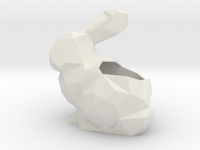 bunny planter a in White Natural Versatile Plastic