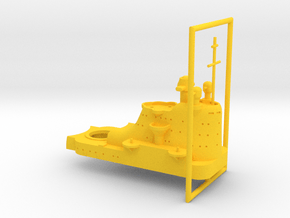 1/700 HMS Beatty Rear Superstructure in Yellow Smooth Versatile Plastic