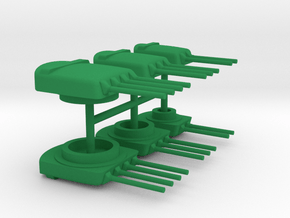 1/700 HMS Beatty Main Armament in Green Smooth Versatile Plastic
