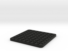 mini chess table in Black Natural Versatile Plastic