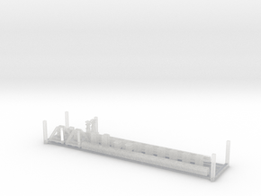 Liebherr 200EC Tower Crane in Clear Ultra Fine Detail Plastic: 1:1000