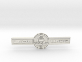 Coyote-Cobra Fender Emblem in White Natural Versatile Plastic