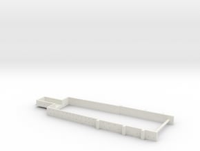 1/600 Owari (CV 1929) Hangar Deck Rear in White Natural Versatile Plastic