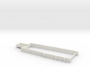 1/700 Owari (CV 1929) Hangar Deck Rear in White Natural Versatile Plastic