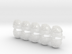 10x Star Phantoms - T:10a Indomitus Prime Pads in Clear Ultra Fine Detail Plastic