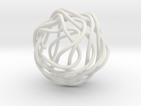 Swirl (18) in White Natural Versatile Plastic