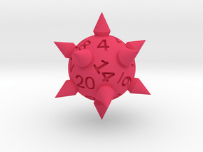 Morningstar D20 in Pink Smooth Versatile Plastic: Small