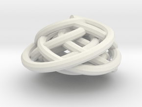 Swirl (16) in White Natural Versatile Plastic