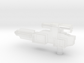 Swindle Gyro-Gun CW Transformers  in Clear Ultra Fine Detail Plastic