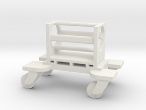 1/72 Scale B61 Bomb Cart in White Natural Versatile Plastic
