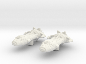 Krenim Scout 1/4800 Attack Wing x2 in White Natural Versatile Plastic