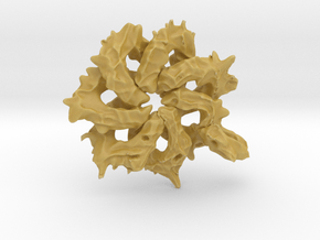 Pendant fire gold  in Tan Fine Detail Plastic: Medium