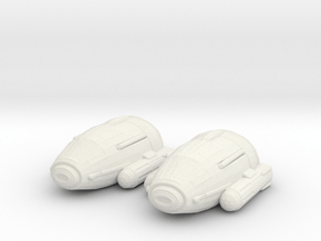 Krenim Shuttle 1/350 x2 in White Natural Versatile Plastic