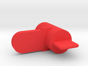 IBM Model F XT keyboard arm  in Red Smooth Versatile Plastic
