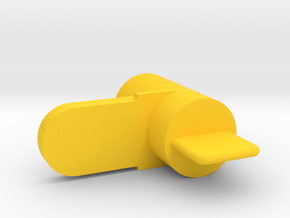 IBM Model F XT keyboard arm  in Yellow Smooth Versatile Plastic