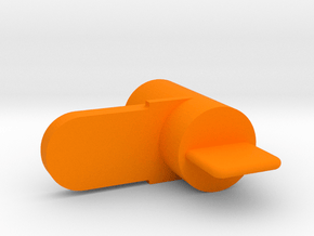 IBM Model F XT keyboard arm  in Orange Smooth Versatile Plastic
