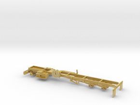 1/50th intl type 4900 long tandem lift Axle frame  in Tan Fine Detail Plastic