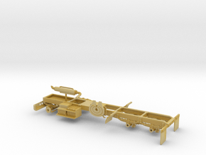 1/64th intl type 4900 medium tandem Axle frame  in Tan Fine Detail Plastic