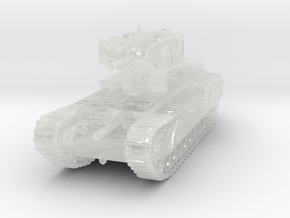 Churchill I late 1/144 in Clear Ultra Fine Detail Plastic