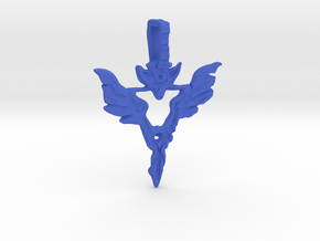 Air pendant  in Blue Smooth Versatile Plastic: Medium