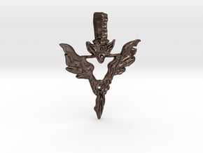Air pendant  in Polished Bronze Steel: Medium