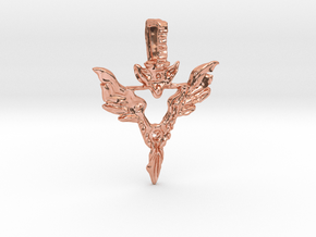 Air pendant  in Polished Copper: Medium