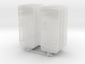 1/48 IJN Watertight Doors Set x8 in Clear Ultra Fine Detail Plastic