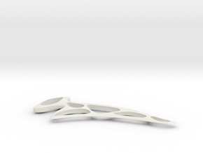 Mojo letter opener in White Natural Versatile Plastic