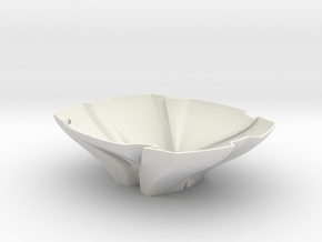 Untitled Bowl in White Natural Versatile Plastic