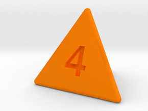 Conformist D4 in Orange Smooth Versatile Plastic: Small