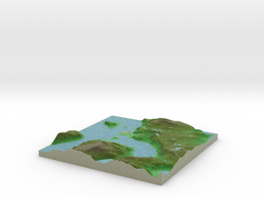 Terrafab generated model Tue Dec 03 2013 10:16:05  in Full Color Sandstone