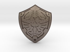Royal Shield II in Polished Bronzed Silver Steel