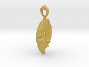 Water magic pendant  in Tan Fine Detail Plastic: d3