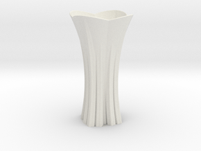 Vase2132u in White Natural Versatile Plastic