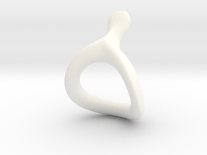 JNaja Pendant in White Processed Versatile Plastic