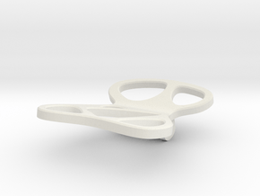 Mojo paperclip in White Natural Versatile Plastic