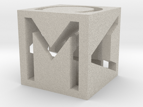 MAC cube in Natural Sandstone