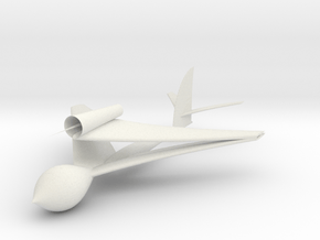 WhitcombWaspBiplaneJet in White Natural Versatile Plastic