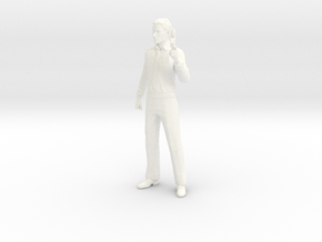 Doc Savage - Long Tom in White Processed Versatile Plastic