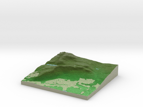 Terrafab generated model Tue Nov 19 2013 15:47:01  in Full Color Sandstone
