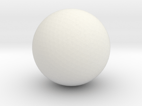 test ball tut1 in White Natural Versatile Plastic