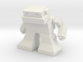 Robot 0041 Mech Bot v1 in White Natural Versatile Plastic