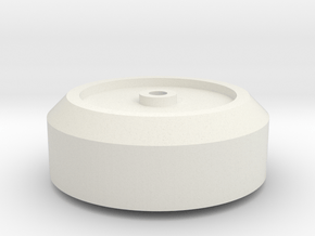 Wheel Type 1 in White Natural Versatile Plastic