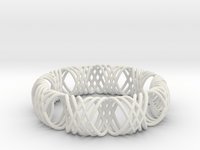 bracelet spirals 1 in White Natural Versatile Plastic