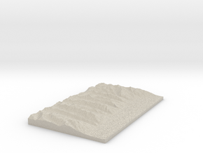 Model of Mill Point in Natural Sandstone