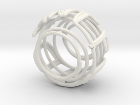 Swirl (31) in White Natural Versatile Plastic