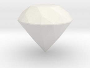 Diamond in White Natural Versatile Plastic