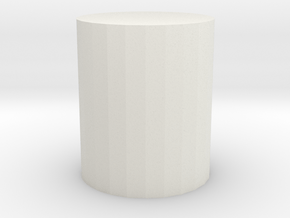 Regenerative Shortwave Detector Coil Form 2 in White Natural Versatile Plastic