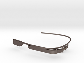 Google Glass Replica Fake MK3 - LIMITED EDITION -  in Polished Bronzed Silver Steel